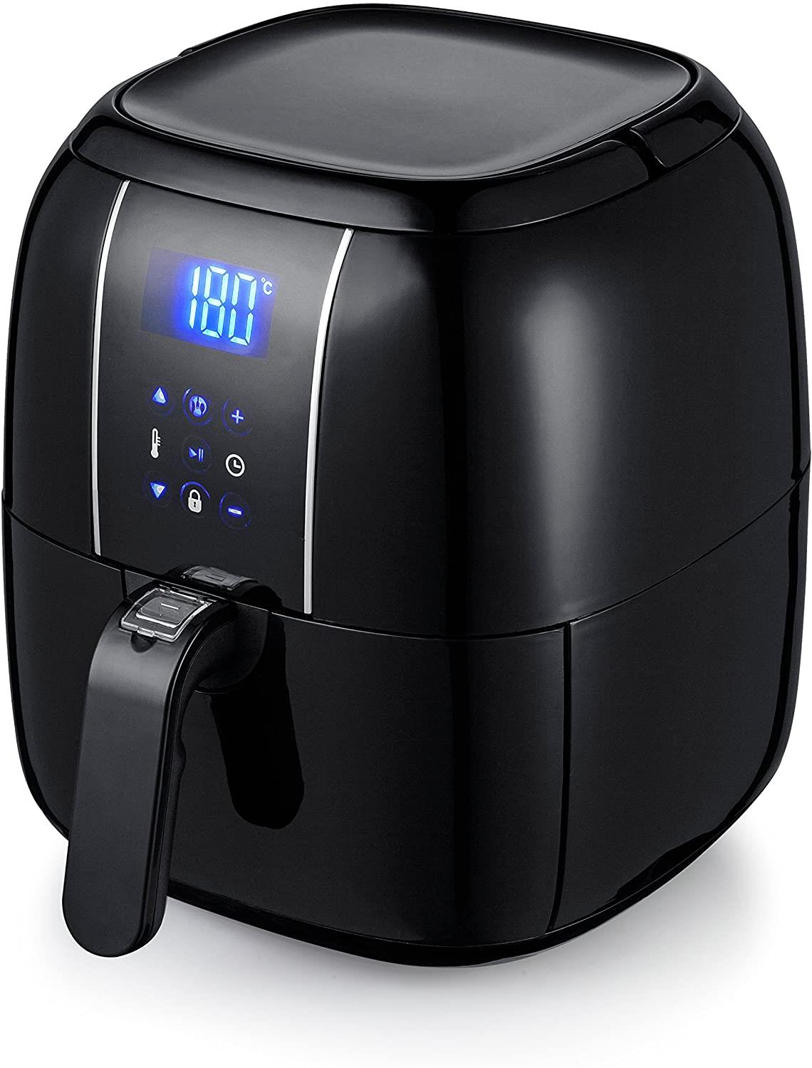 3.2 QT Digital Air Fryer - Black